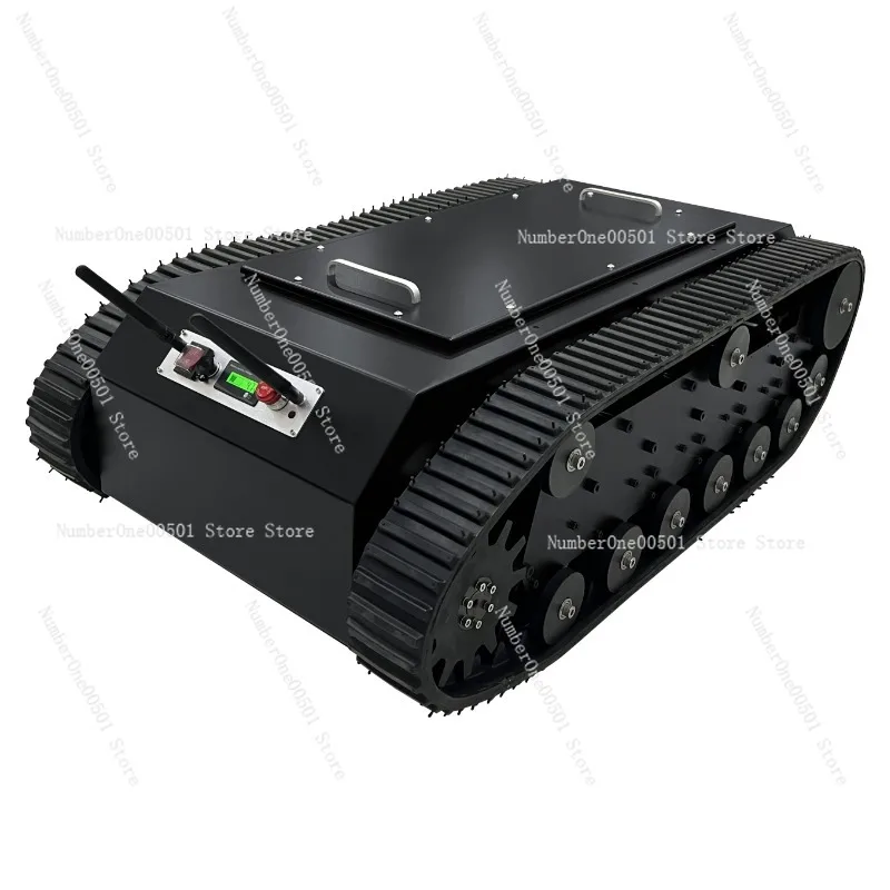 TR600 rubber crawler chassis high load off-road climbing robot competition rescue robot