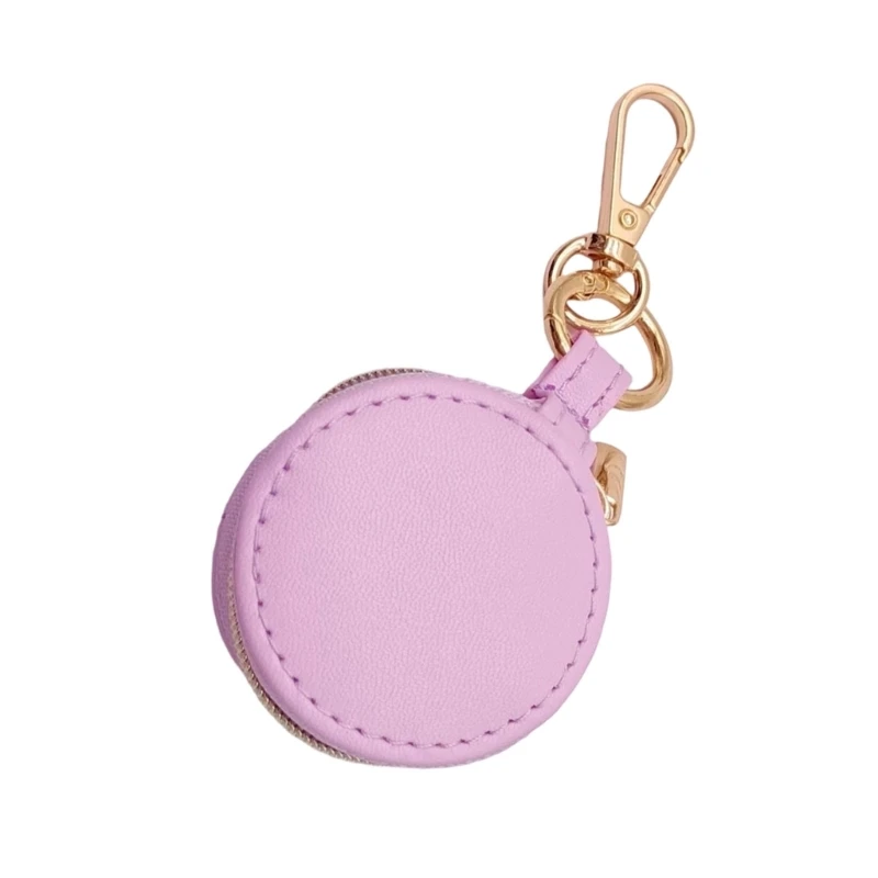 휴대용 미니 보석 박스 여행 및 일일 저장을위한 휴대용 미니 보석 상자 키 체인 액세서리 케이스