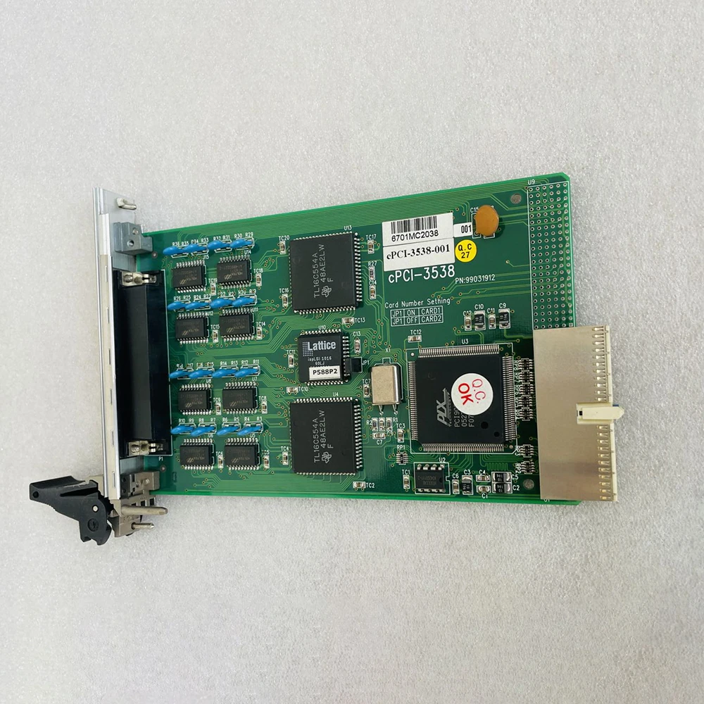 highly reliable 8-way RS232 CPCI Serial Port Card CPCI-3538