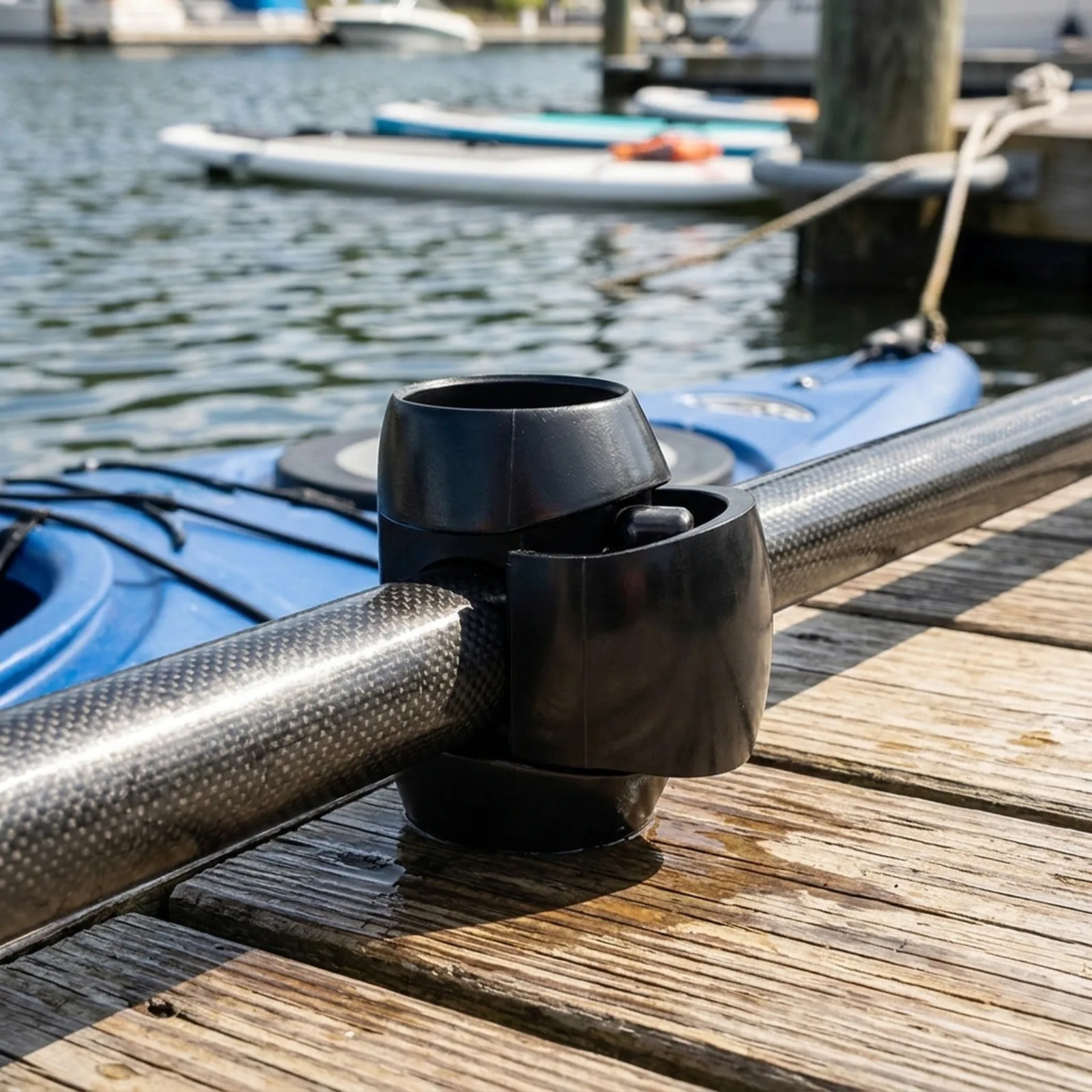 for Quick Release Prop Clamp 58mm for Paddle Shaft Diameter 29mm with Secure Lock for Controlled Paddle Length Adjustment