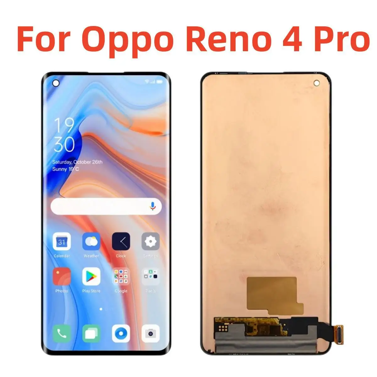 

Original For Oppo Reno4 Pro CPH2109 LCD Display Replacement, For Reno 4Pro 5G PDNM00 CPH2089 LCD Touch Screen Digitizer Assembly