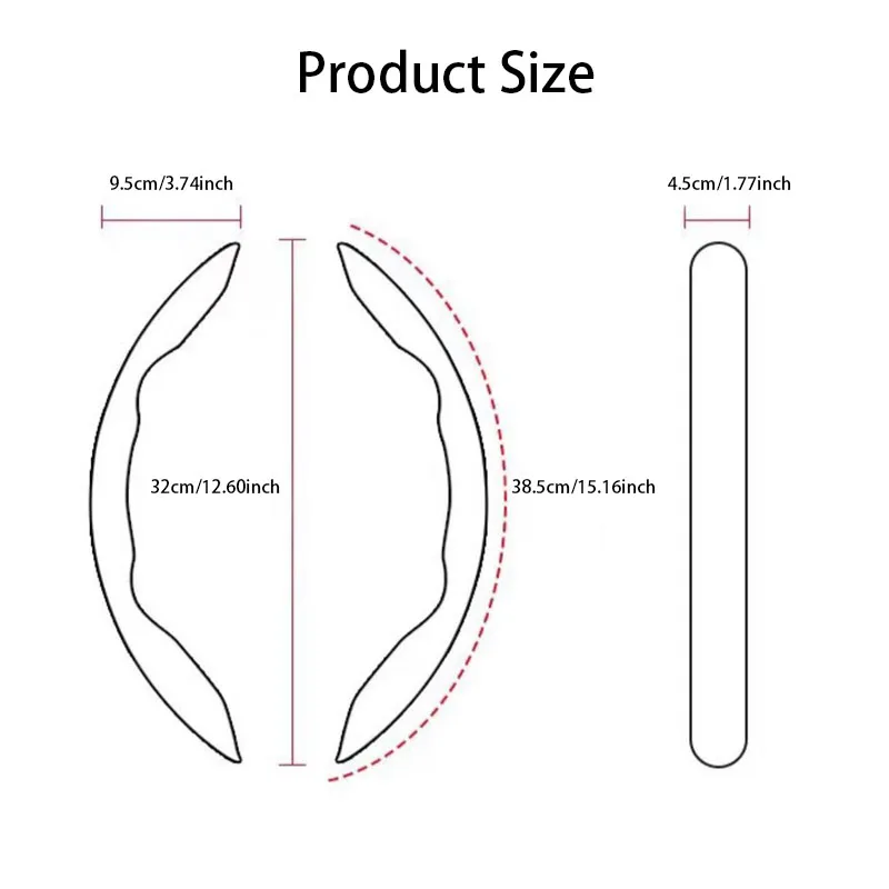 Nappa Leather Car Steering Wheel Cover, Anti Slip, Breathable, Ultra-thin, Safe, Suitable For Tesla, Honda, Toyota, Audi, Etc
