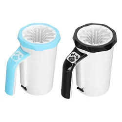 Automatic Dog Paw Cleaner Powerful Rechargeable Dog Paw Washer Cup Hands  Multifunction Silicone  for Large Dogs