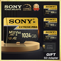 Sony 2025 1TB Extreme SD Memory Card 128GB Micro TF SD Card 256GB Mini SD Cards 512GB Class 10 Flash Card For Nintendo Switch