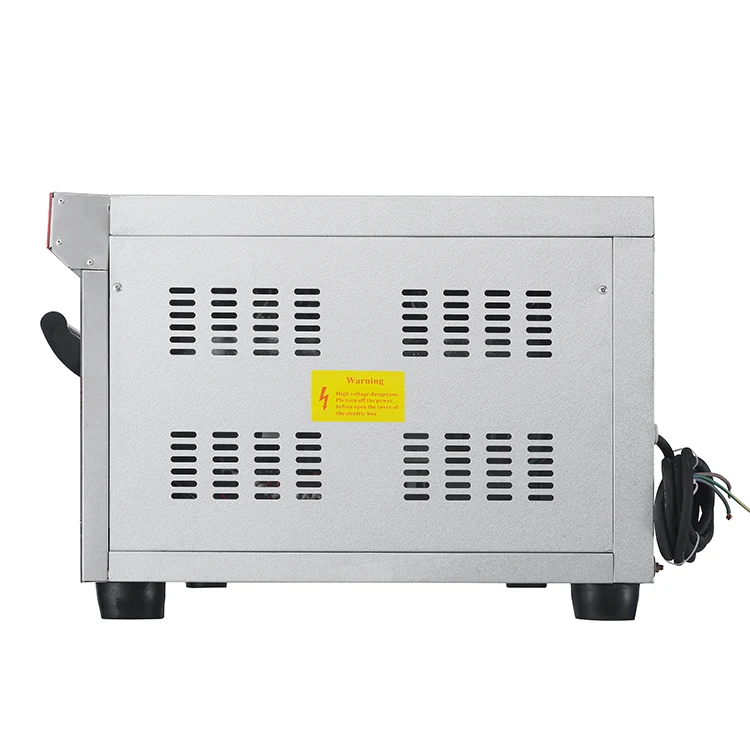 فرن كهربائي للتحكم في المقبض، فرن كهربائي ذو سطح واحد لتقديم الطعام المنزلي والتجاري