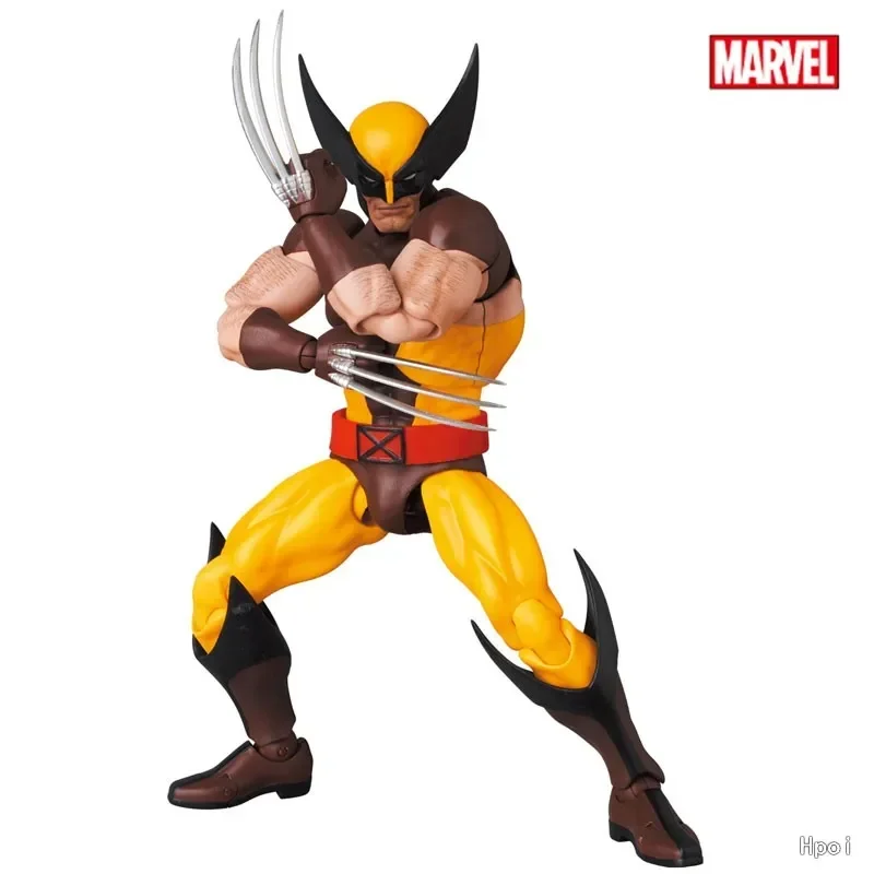 Wholesale Ct Toys Wolverine Figure Brown Comic Mafex 138 X-Men Anime Action Figure Shf Figurine Model Statue Toys Christmas