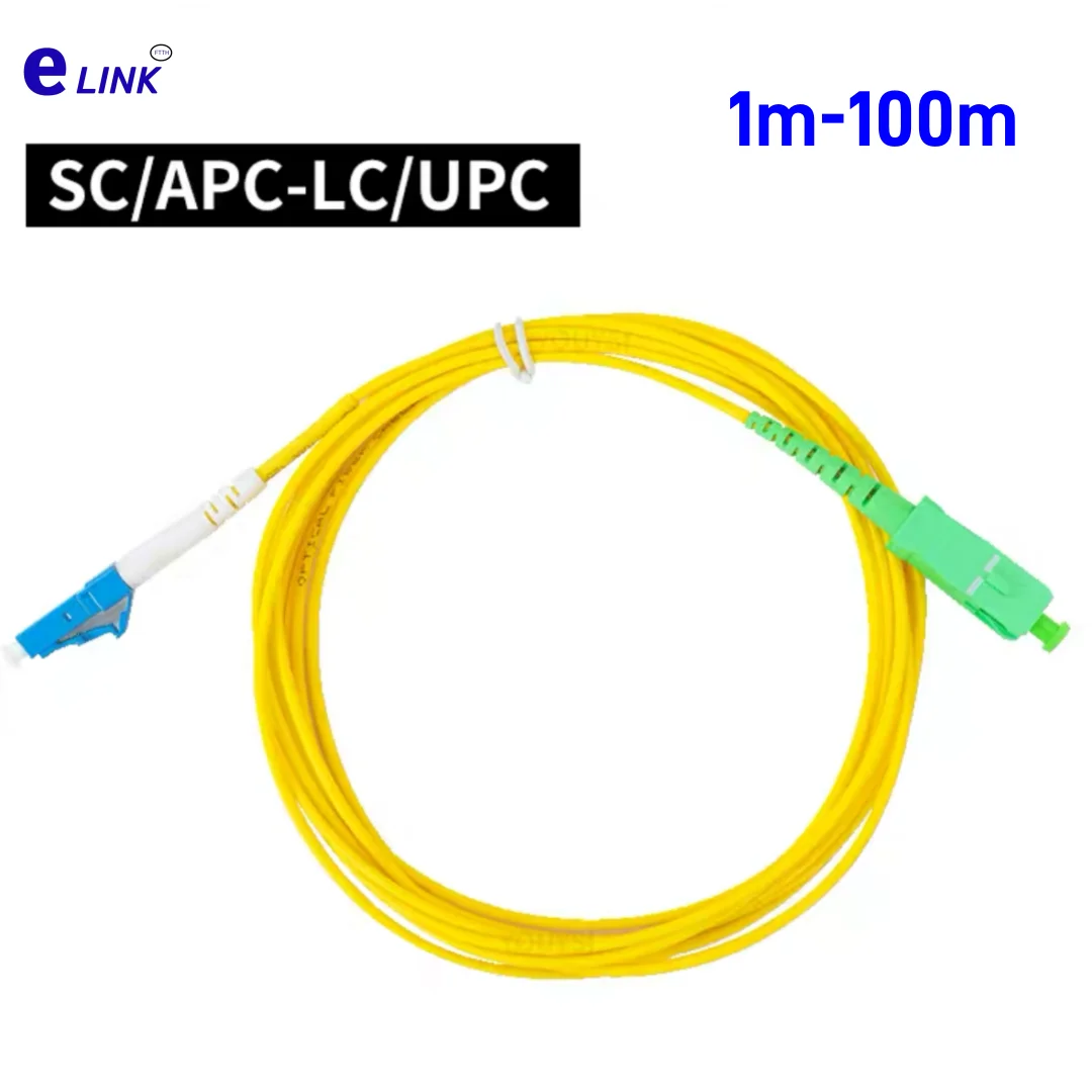 optical fiber jumper SCAPC-LC 1-100m patch cord Simplex singlemode 20m 10m 50m 5m extension cable FTTH P-fiber optic 2m 3m