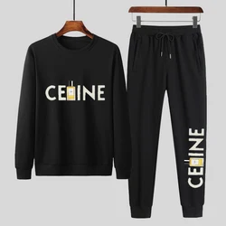 Classic Luxury Brand High-quality High-end Sweater Set Cotton Sweatshirt Unisex Men Clothes Costume Homme 2 Pièces Harajuku