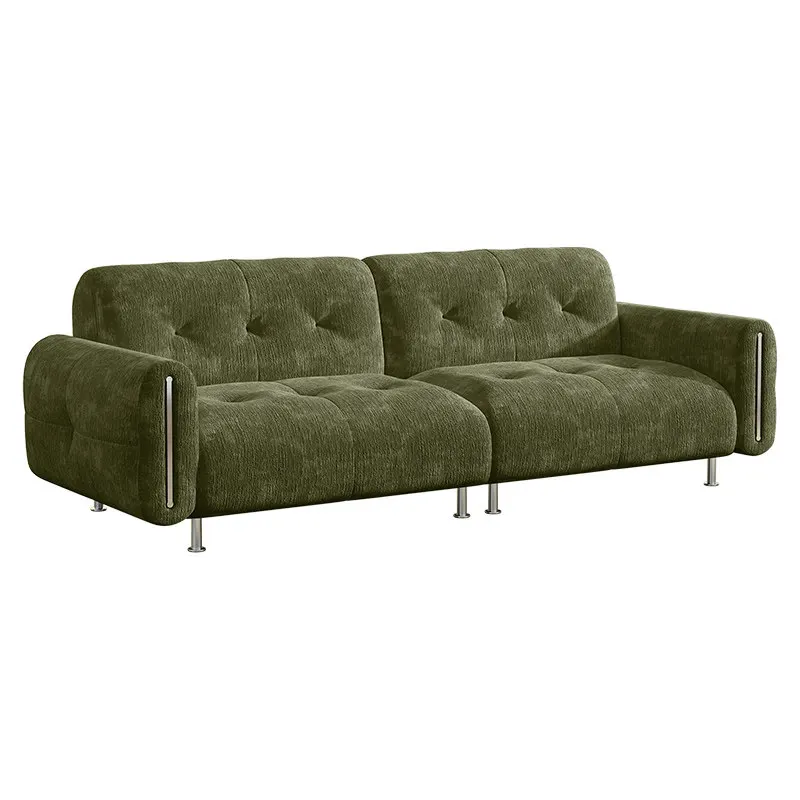 Classic Wood Living Room Sofas Modern Designer Boneless Puffs Living Room Sofas Salon Lounges Muebles Para El Hogar Furniture