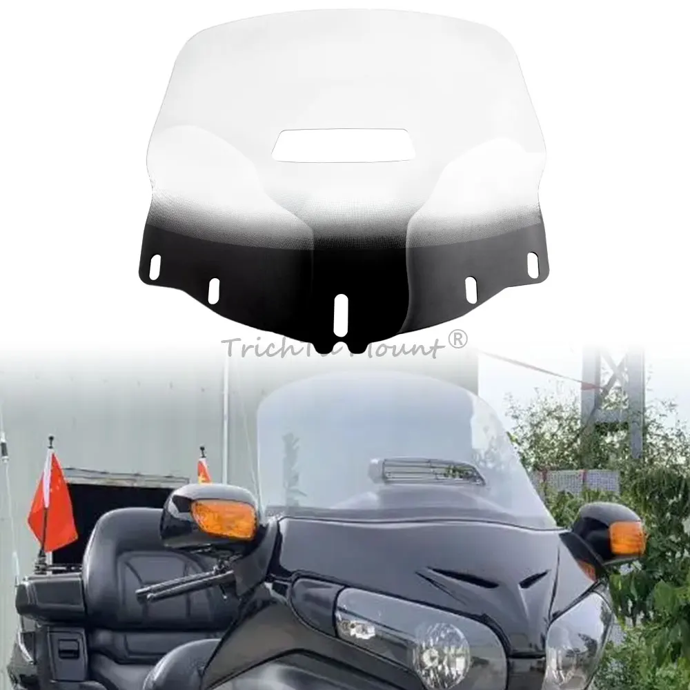 

For Honda Goldwing Gold Wing GL1800 Audio Airbag ABS 2001-2005 Motorcycle 26" Windshield Fairing Windscreen Wind Deflector Clear