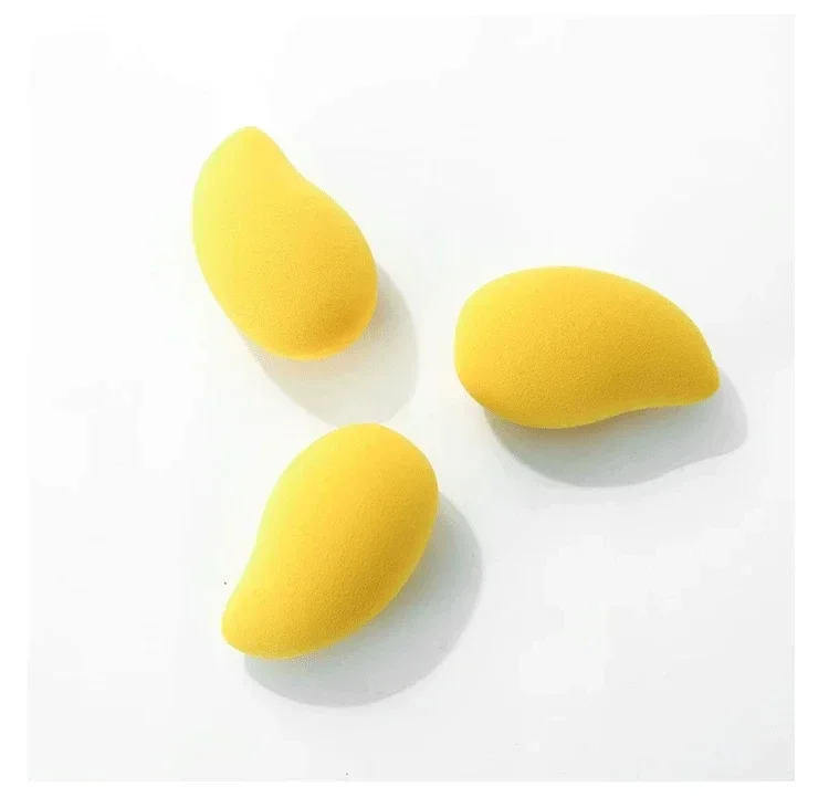 1Pcs New Mango Shape Soft Makeup Sponge Face Beauty Cosmetic Powder Puff For Foundation Concealer Cream Make Up Blender Tools