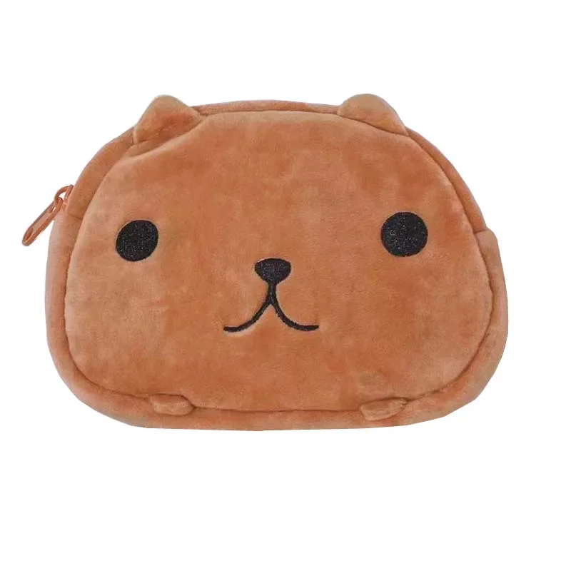 

Cute Kapibarasan Capybara Plush Makeup Bag Organizer Storage Kawaii Make Up Cosmetic Bags Vanity Beauty Case