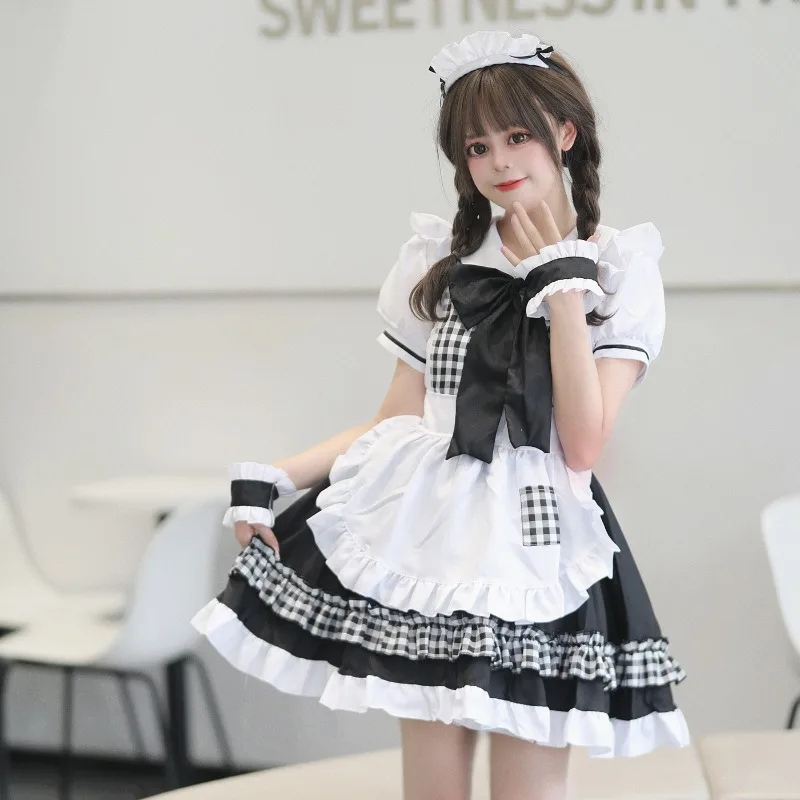 

Japanese Kawaii lolita maid costume Halloween party cosplay maid uniform dress set Cosplay Costumes for Women love live Cosplay