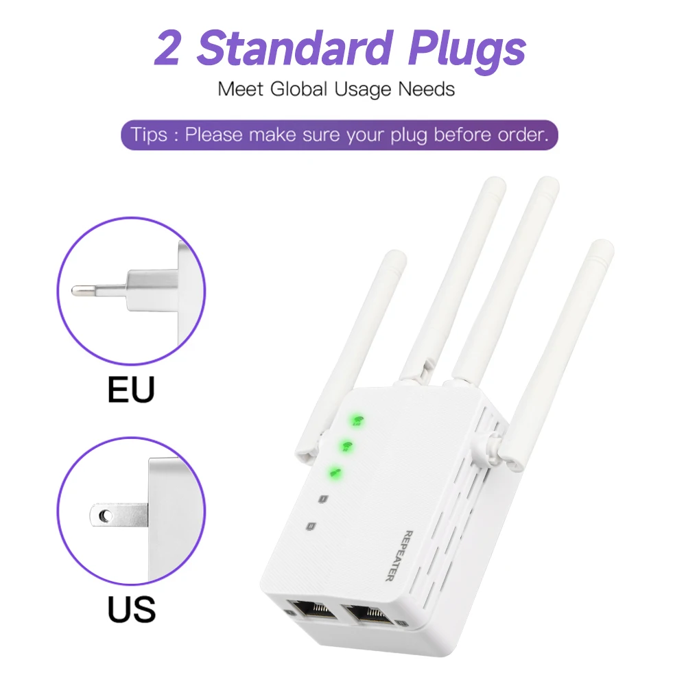 مكرر WODESYS-WiFi ، موسع لاسلكي ، معزز WiFi ، 5G ، G ، مضخم شبكة مزدوج النطاق ، إشارة طويلة المدى ، راوتر WifFi ، Mbps