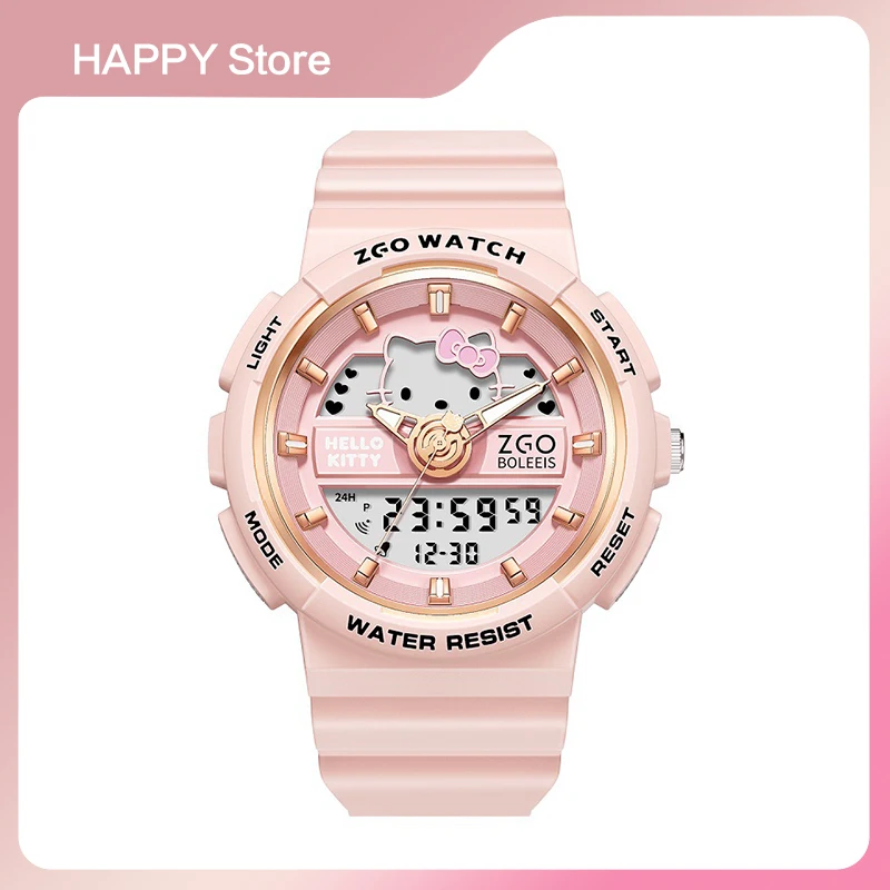 Hello Kitty Watch Kawaii Kuromi Cinnamoroll Quartz Casual Fashion Melody WristWatch Women Kid Girl Children Birthday Gift