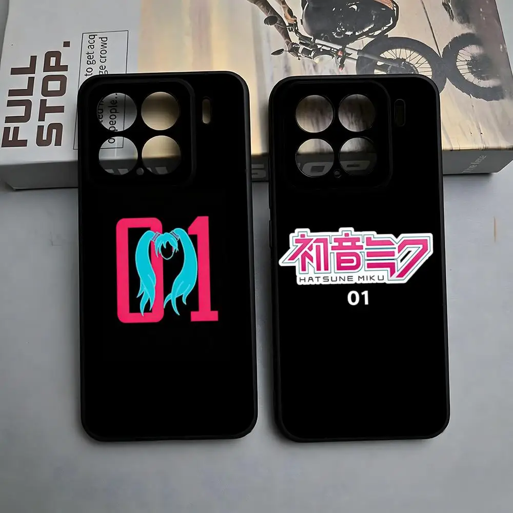 H-HatsuneS-S H-Miku 01 Phone Case For Xiaomi 17 15 14 13 12 Mi 11 Ultra T Pro Lite Black Soft Shell
