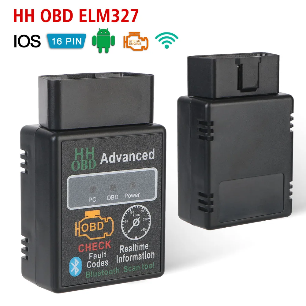 ELM327 OBD2 Interface Adapter Code Reader Car Diagnostic Tool Car Diagnostic Scanner Bluetooth V2.1Detector For IOS/Android