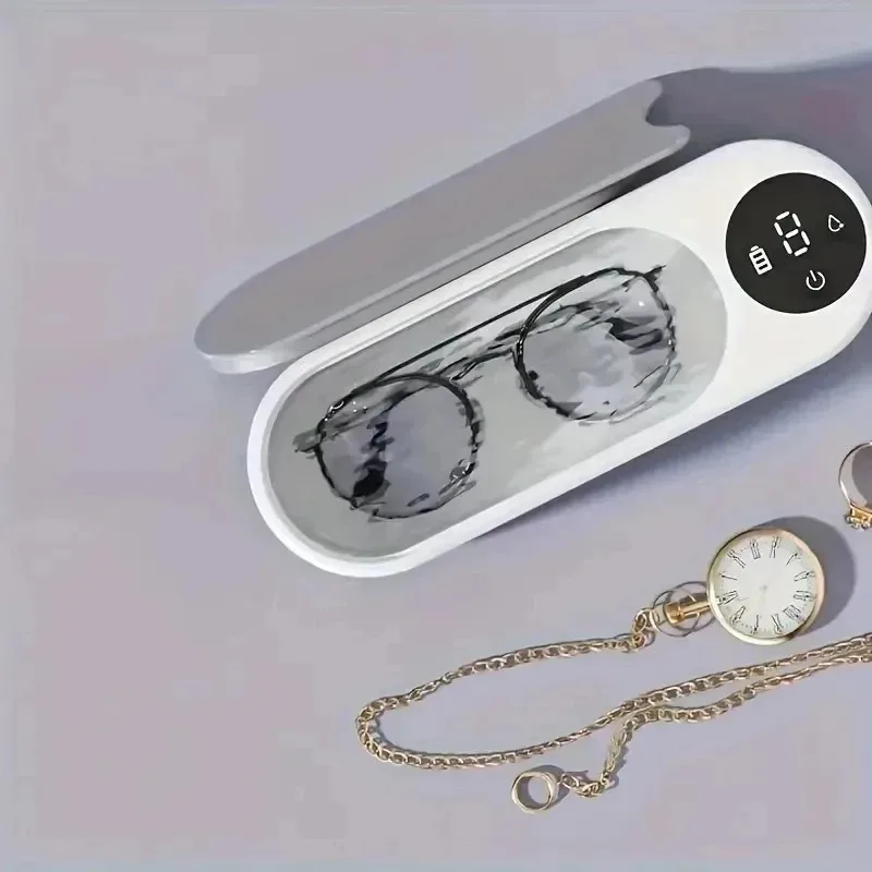 MJYIWANG Hochfrequenz-Brillenreiniger - 1 Stück Kabellose Multifunktions-Reinigungsmaschine für Brillen & Accessoires