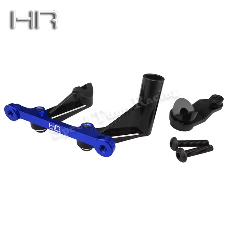 Hot Racing CNC-bewerking stuurset van aluminiumlegering voor Losi 1:10 Rock Rey Baja Rey 4WD