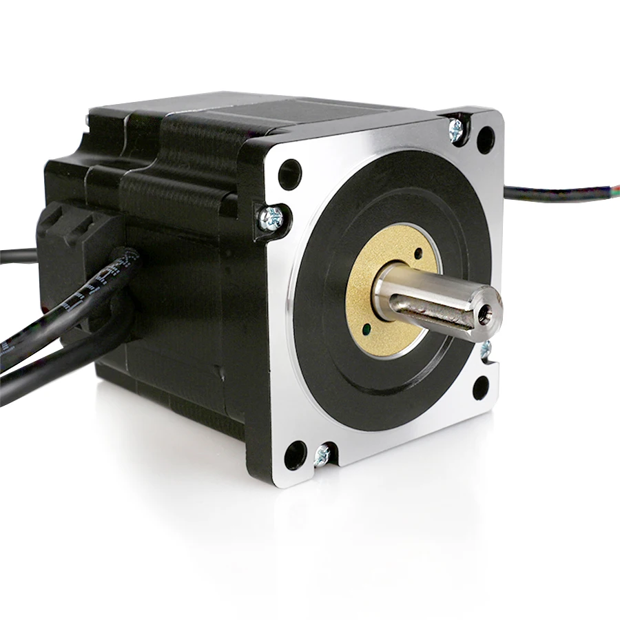 Siheng Motor Factory's 86mm Nema34 2 Phase 23 Close Loop Hybrid Stepper Motor for Industrial Use for Boring Machines