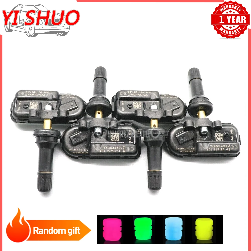 

Новые системы мониторинга датчика давления в шинах TPMS для JEEP CHEROKEE RAM 1500 2500 3500 2014-2017 434 МГц 68249197AA 68249201AA