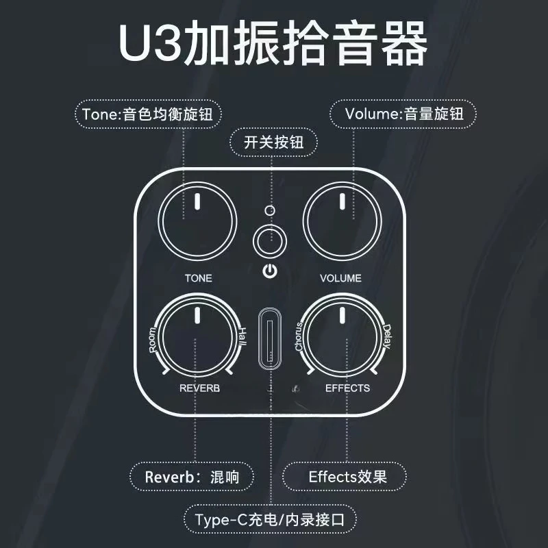 Guitarra de viagem eletroacústica de abeto maciço de 32 polegadas de alta qualidade com captador de vibração para uso musical