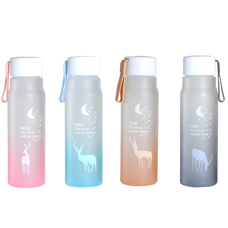 Sports Water Cup Female Summer Large Capacity Cup Water Bottle Student High Temperature Resistant Portable Big Space TOP quality