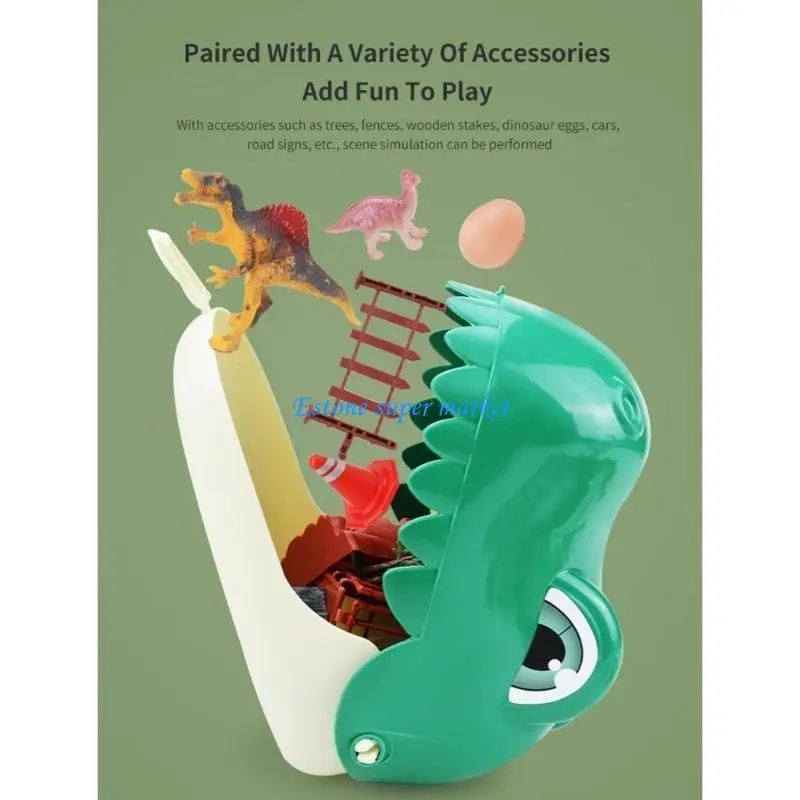 Mochila con figuras dinosaurios 090B, mochila dinosaurio aspecto realista para regalo fiesta, juguete educativo para