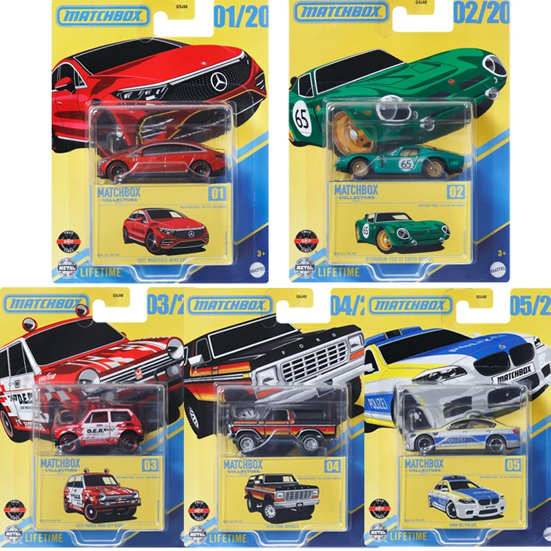 Matchbox Toy Car 1:64 Matchbox Super Car BMW M5 RX-7 Mercedes-Benz G63 Toyota Land Cruiser Volvo and More Gifts for Boys
