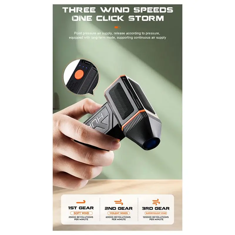 جديد Showwn-F31 120000 دورة في الدقيقة 120 واط سوبر قوة Turbojet مروحة فرش السيارات عالية السرعة مروحة توربو صغيرة مروحة توربو #2