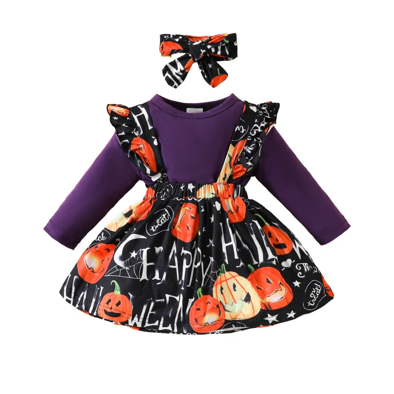 Neugeborenen kinder Kleidung Sets 3Pcs Mädchen Anzug Lange ärmeln Baby Kinder Strampler Top + Blume Schmetterling Strap Rock + Stirnband Outfits