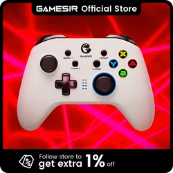 Контроллер GameSir T4 Pro, Bluetooth-геймпад для Nintendo Switch, Android, iPhone, ПК, 6-осевой гироскоп