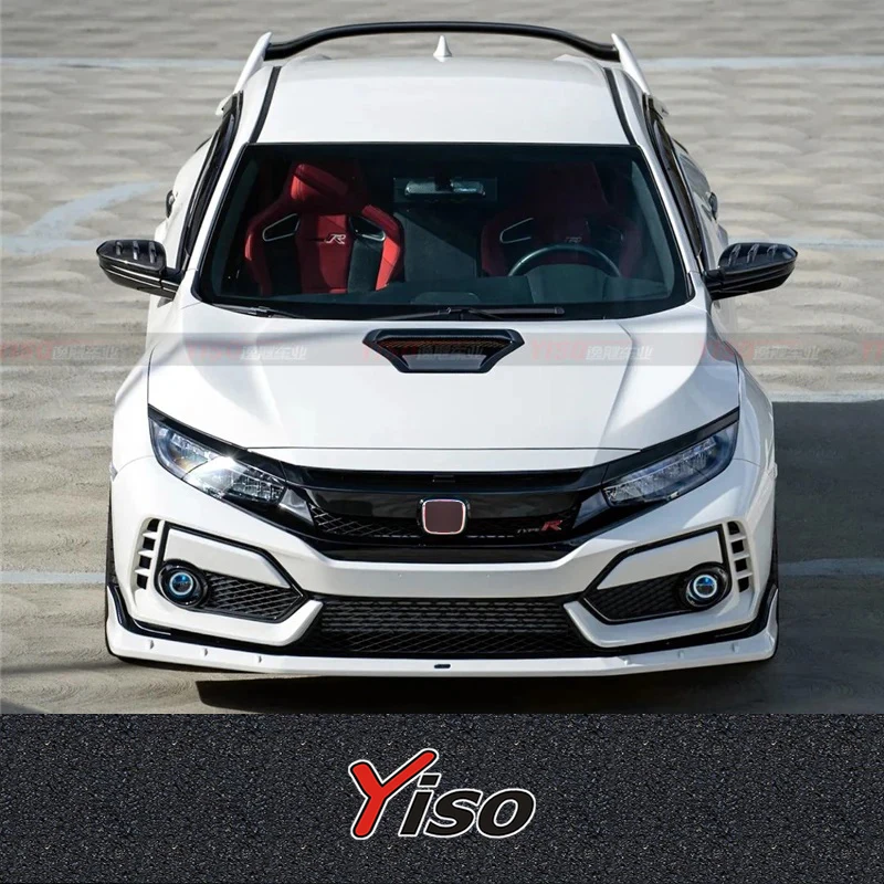 

Suitable for Civic FK8 Type R carbon fiber Modified encirclement OEM hood and Civic FK8 Type R carbon fiber air outlet cover