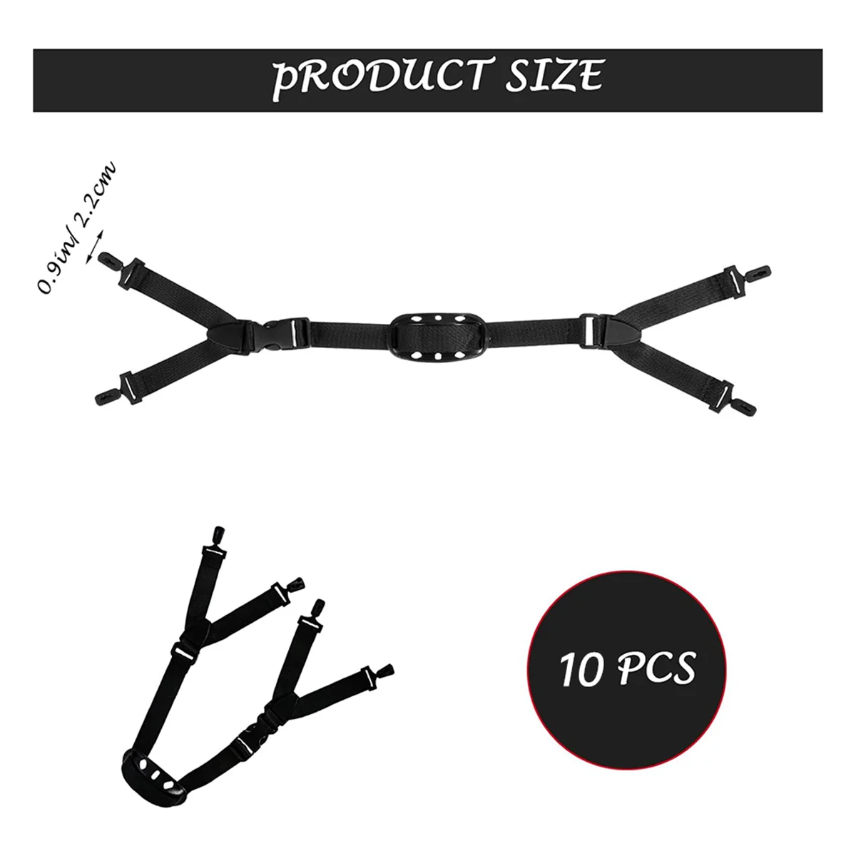 

Y31A Каска Ремень для подбородка Ремень для шлема Ремень для подбородка для шлема Многоточечная регулировка Ремень для подбородка для замены каски 10 шт.