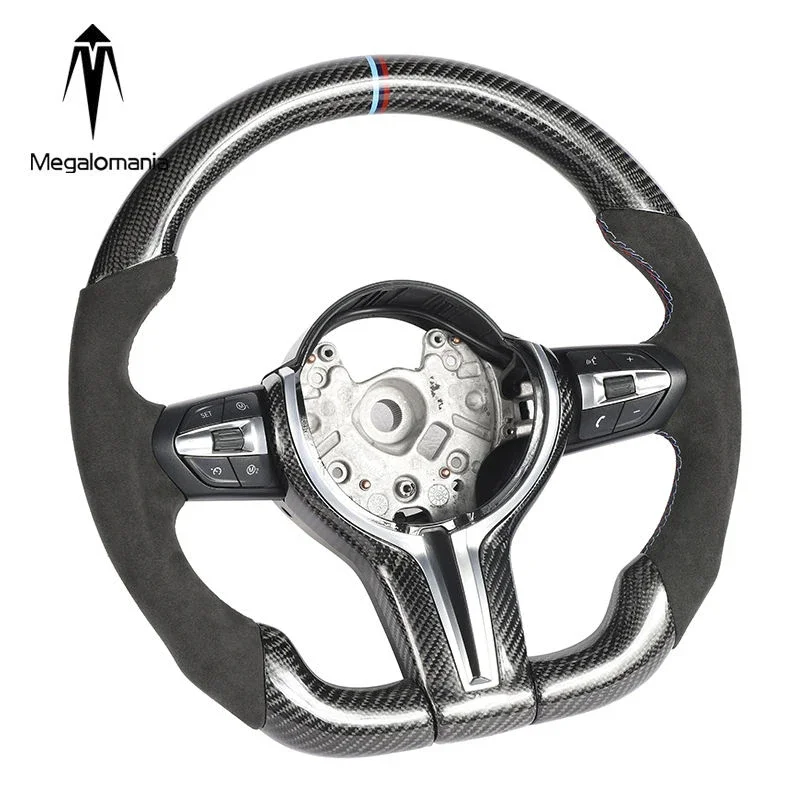 Genuine Carbon Fiber Steering Wheel for BMW M2 M3 M4 M5 M6 X5M X6M F80 F30 F10 LED car Steering Wheel