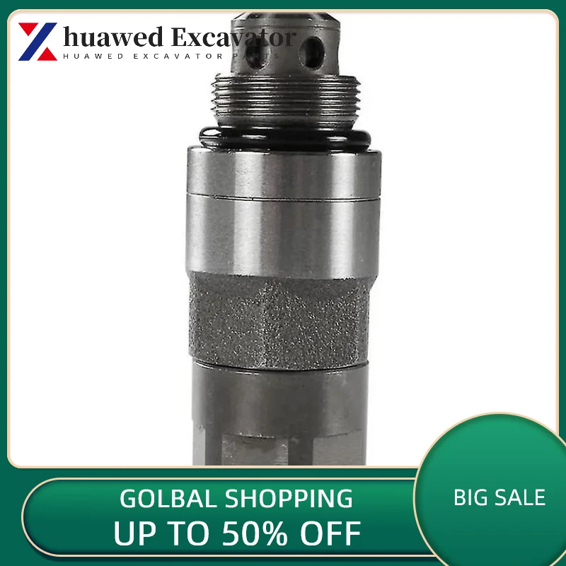 Yn22v00002f1 Main Control Relief Valve For Kobelco Sk200-5 Sk200-6e Sk200-6 Sk230-6 Sk250lc-6e Sk200sr-1s Sk135srlc Excavator