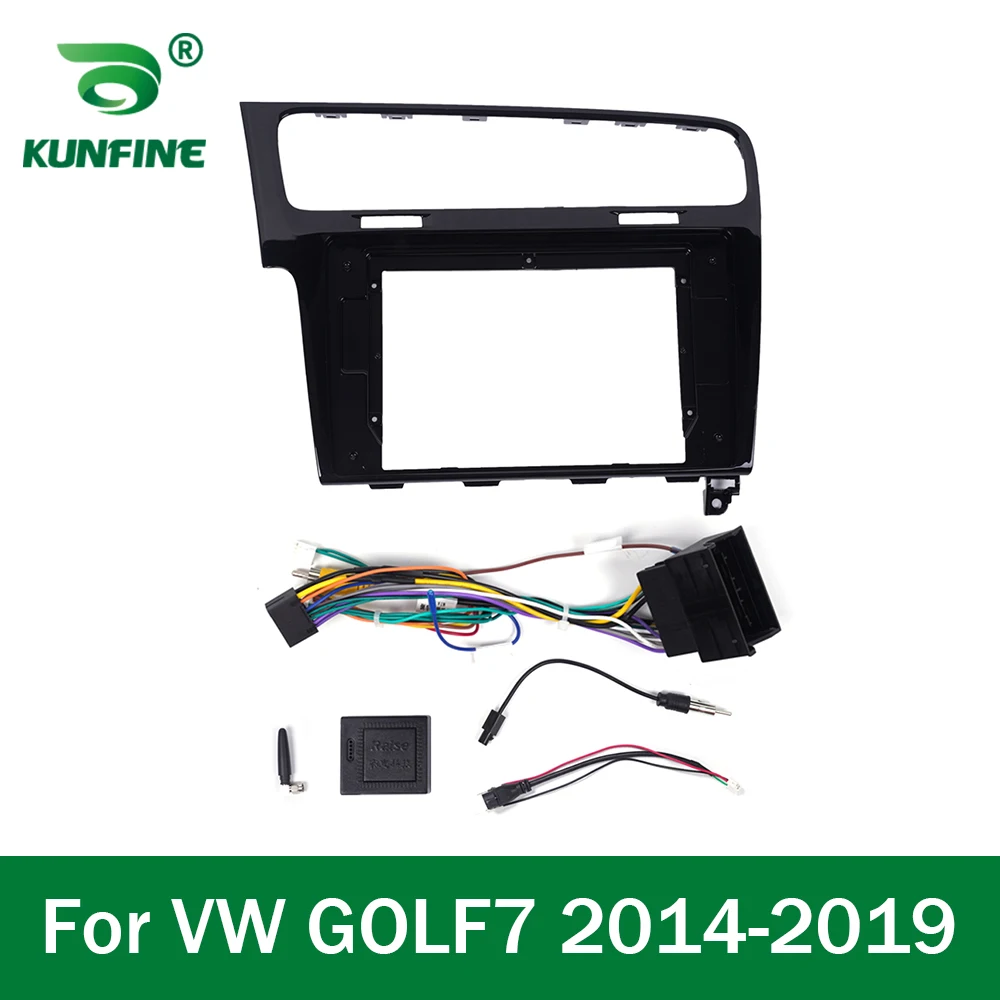 Auto GPS Navigation Stereo für VW Golf7 2015 2012-2019 Radio Faszien Panel Rahmen passen 2din 10