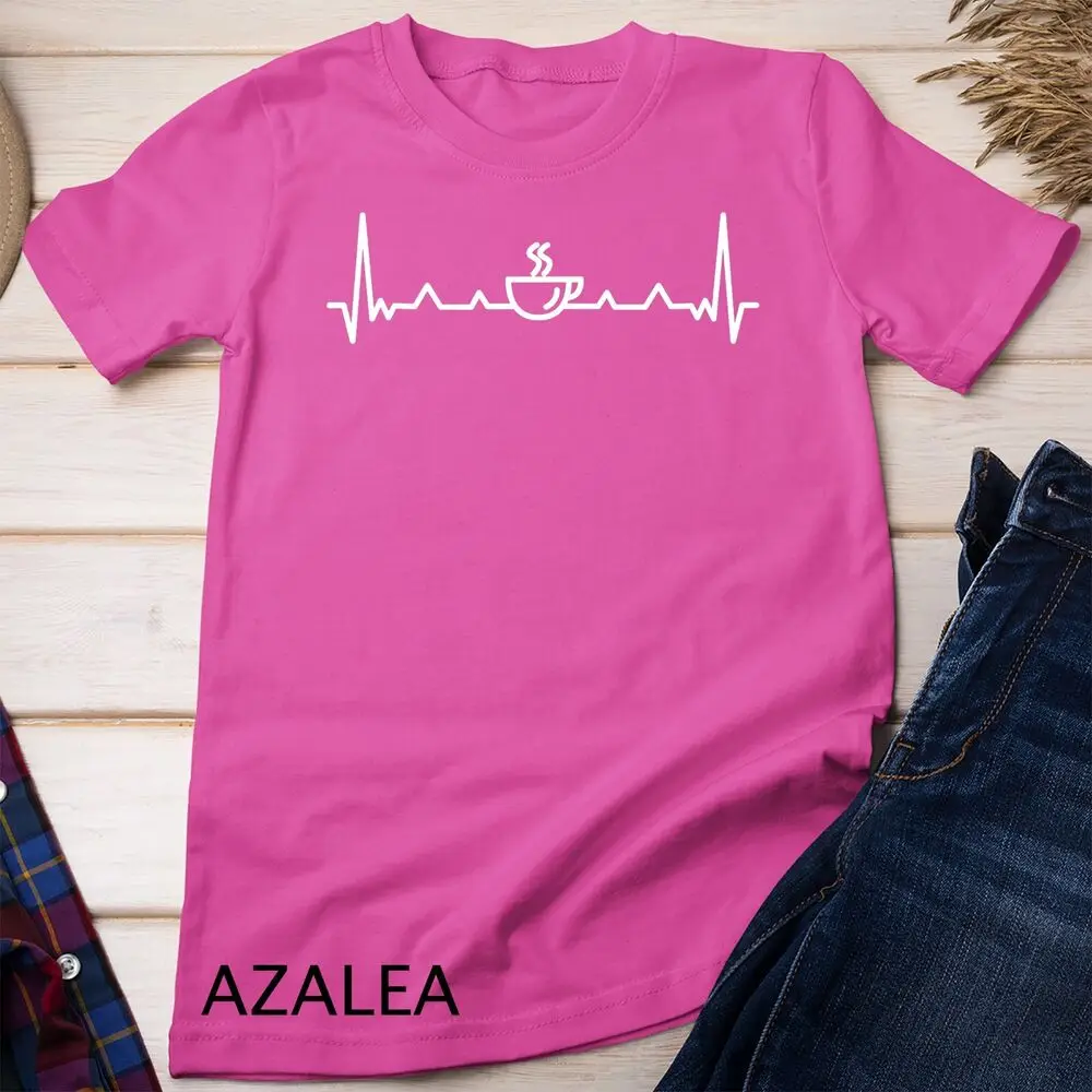 Coffee Heartbeat - Coffee Shirt Gift For Coffee Lover Unisex T-shirt
