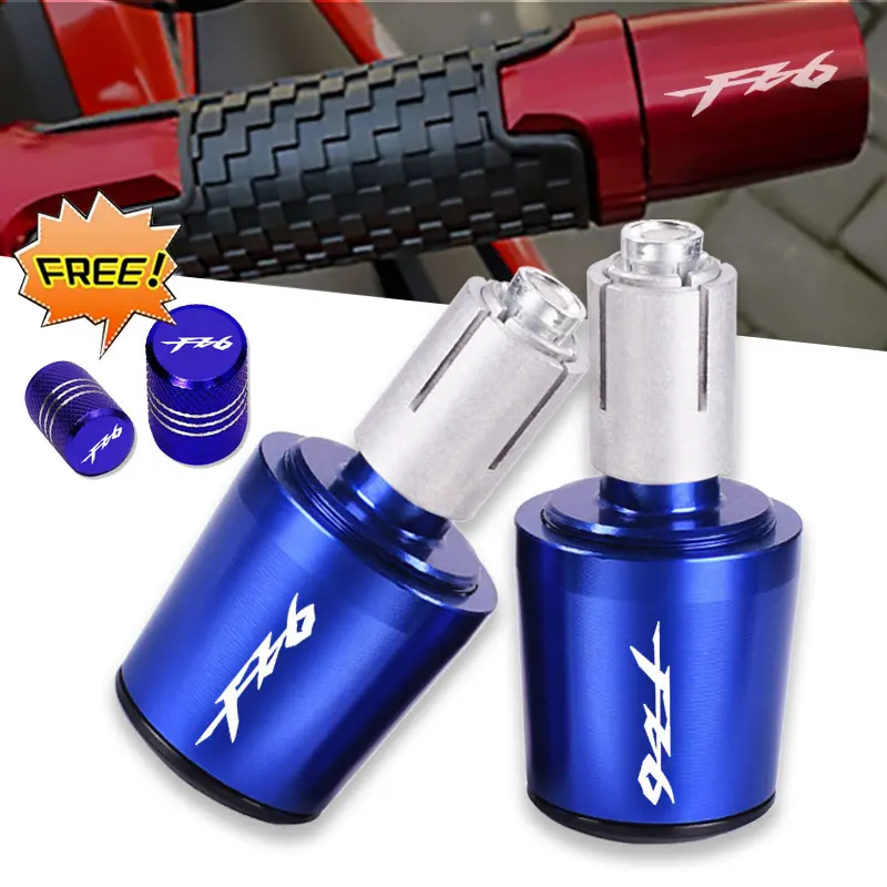 For Yamaha FZ6 FAZER FZ6 FZ6 R 2004-2015 2010 2011 2012 2013 2014 Motorcycle CNC Handle Bar Handlebar Grips Cap End handle Plugs