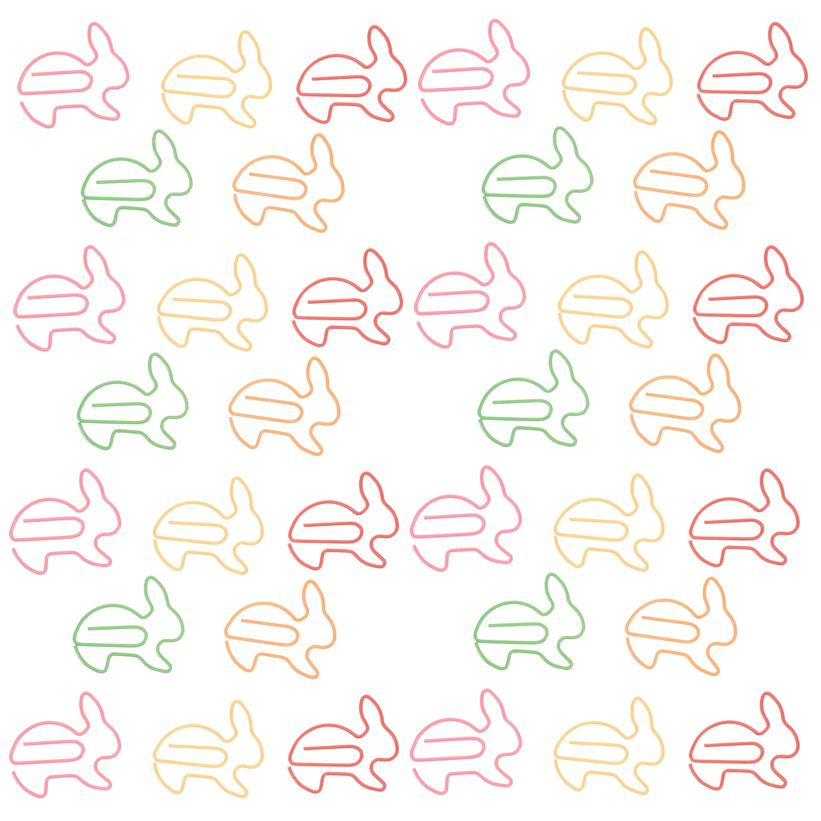 50 قطعة دبابيس ورق الحيوان الإبداعية شكل أرنب مشبك قوي ملاحظة حامل مكتب المدرسة صور كليب هدية دبابيس الورق #6