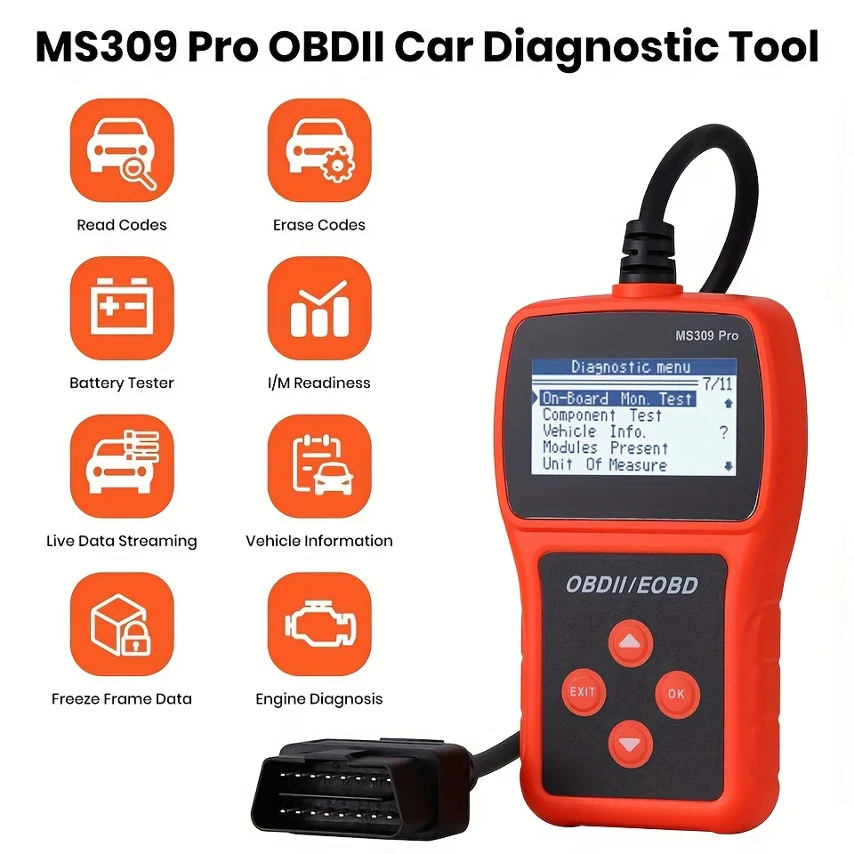 

Auto OBD2 Scanner Check Your Car's Battery With This Diagnostic Scan Tool! Check Engine Light Scan Tool For All OBDII Cars