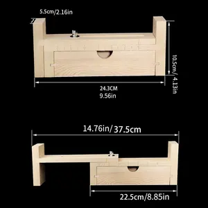 DIY 브레이슬릿 빨간 로프 단단한 나무 브레이딩 프레임 수제 고정 도구 꼰 로프 아티팩트 고정 플레이트 8 최고의 판매 헤어 브레이딩 랙 - №5