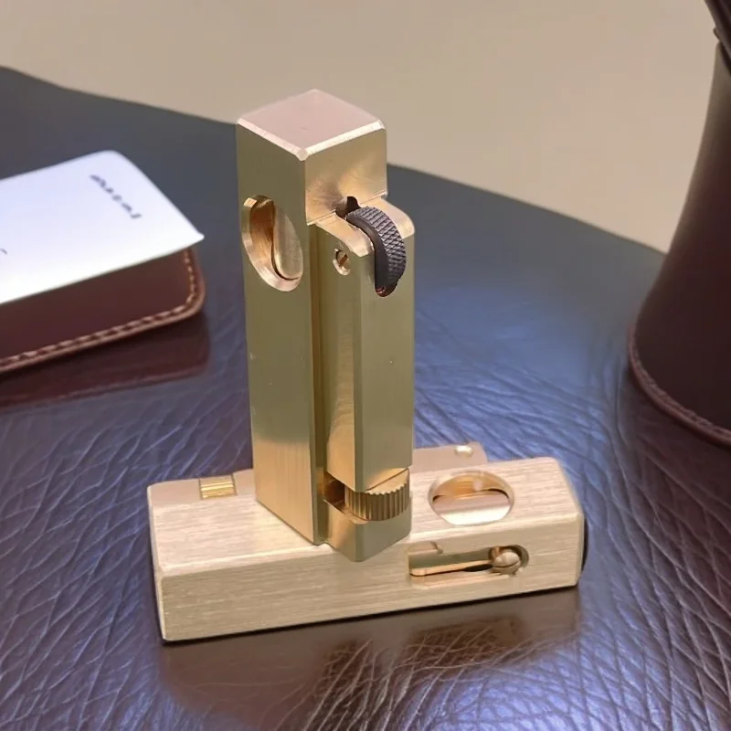 

Vintage Handmade Brass Kerosenes Lighter Unique Retro Trench Lighter Personalized Wick Lighter for Collection & Gift