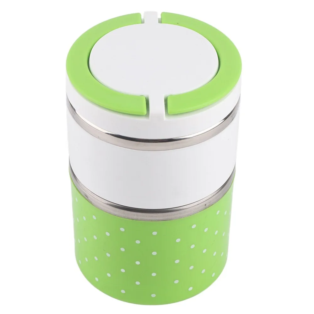 Stainless Steel Lunch Storage Container 1/2/3 Layer 630ml/930ml1230ml Thermal Lunch Box Leakproof Food Container For Office