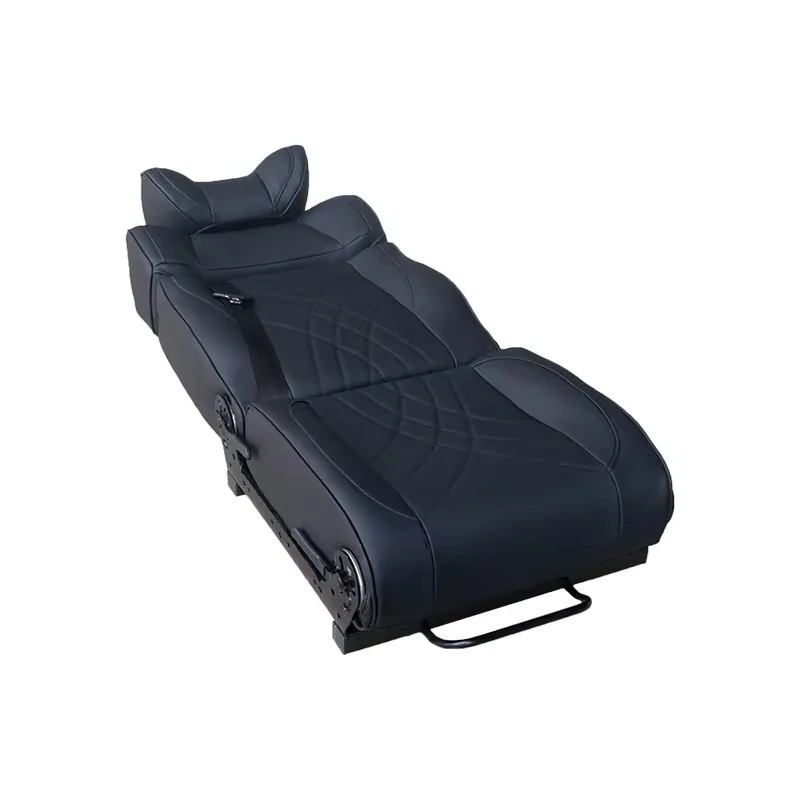 Versatile Sprinter Van RV Seat Bed with Aero Design Comfortable Black PU Leather