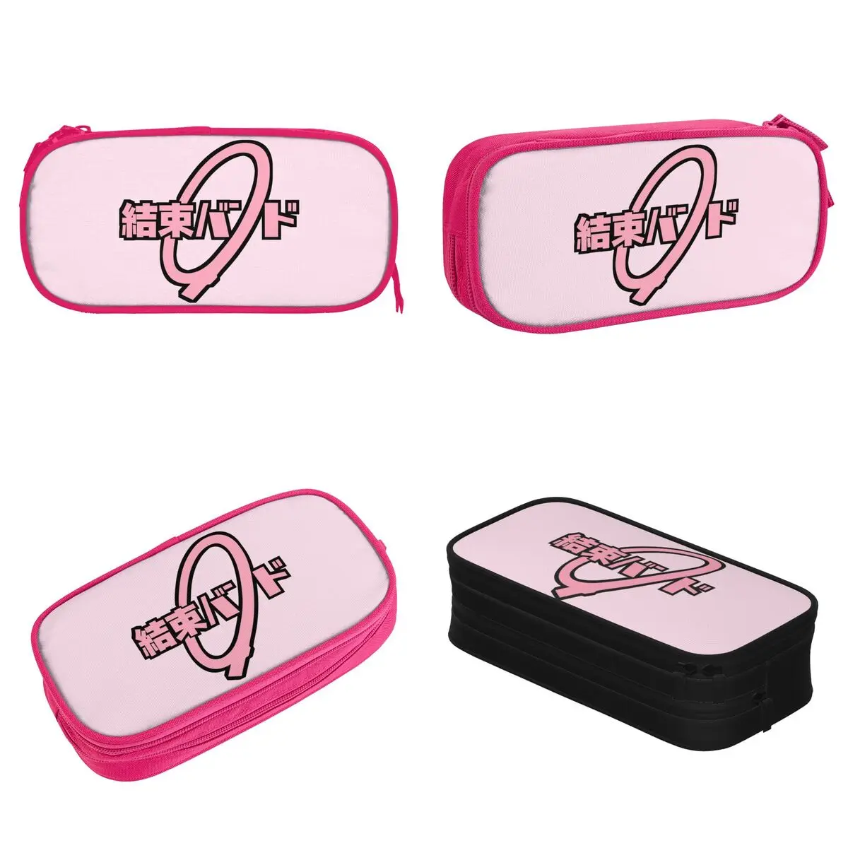 Fashion Bocchi The Rock Pencil Case Anime Pencil Box Pen for Student Large Storage Bags Students School Gifts Stationery