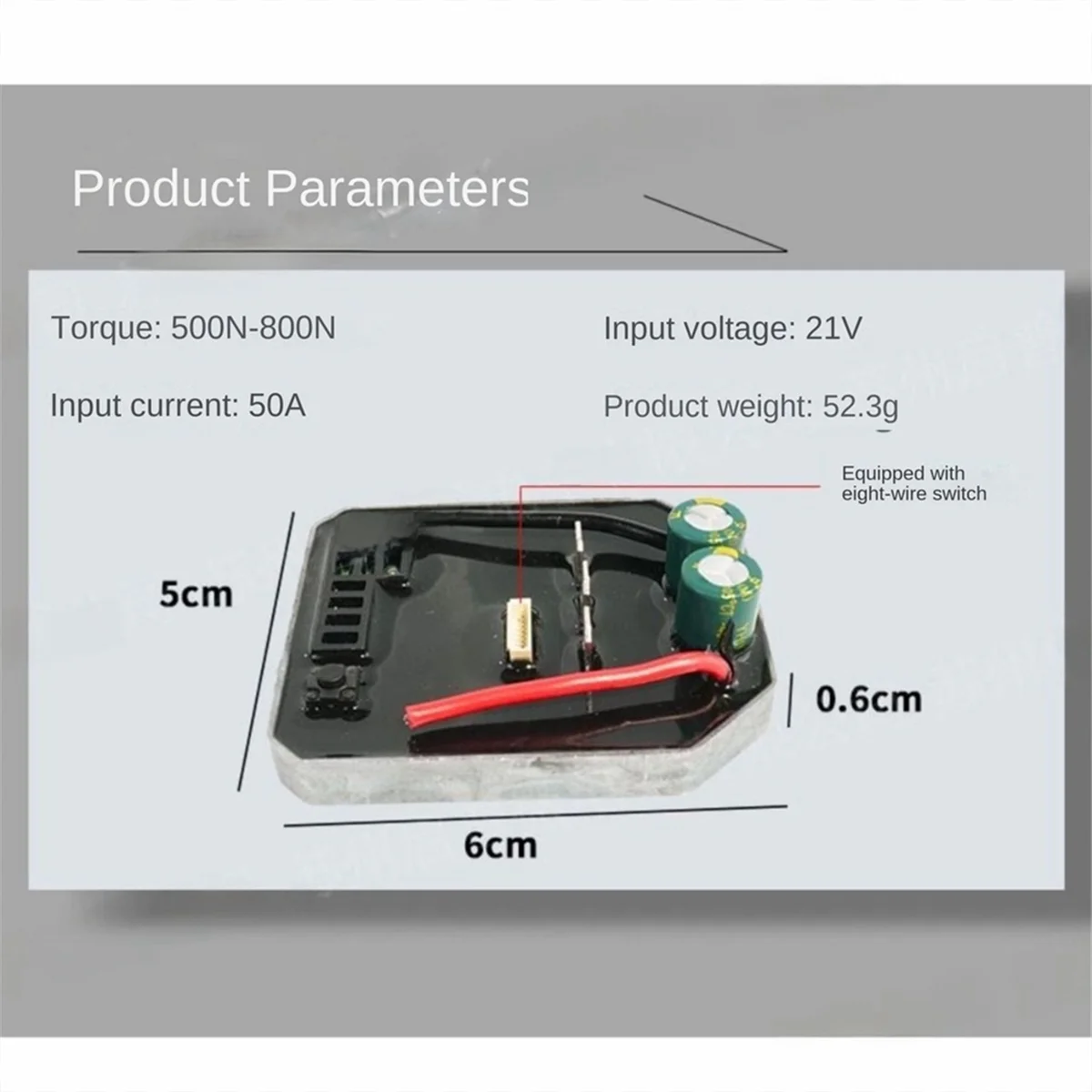 50A المفتاح الكهربائي لوحة تحكم غلاف من الألومنيوم فرش ليثيوم سرعة التبديل سرعة التبديل لوحة المفتاح الكهربائي
