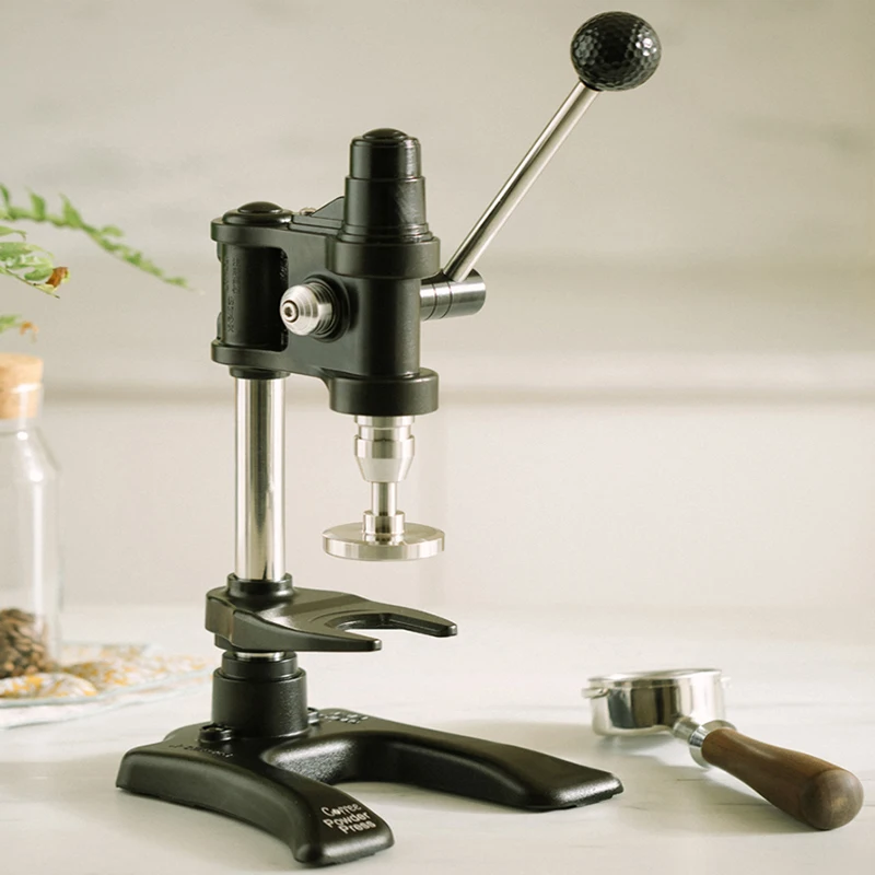 Stainless Steel Coffee Tamper Machine Manual  Constant Pressure Powder Press Hammer Coffee Press