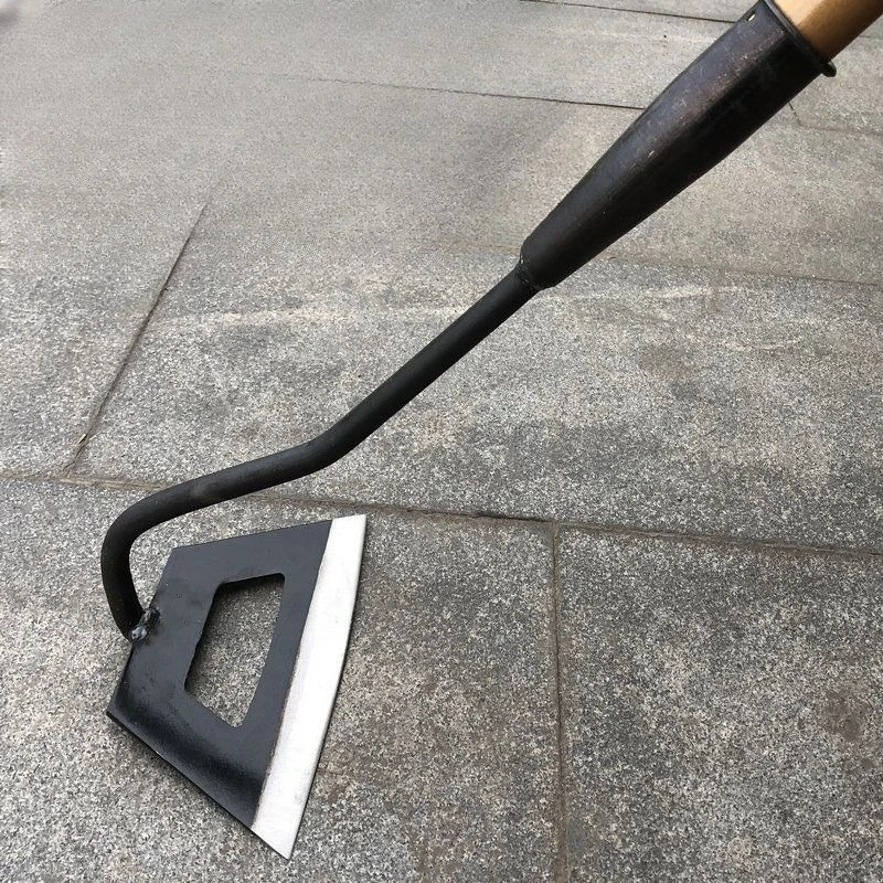 Manganese Steel Rake, Hoe, Weed, Hollow, Agricultural, Thickened, Hollow, Household Artifact, Hoe, Gardening, Long Handle, Weed