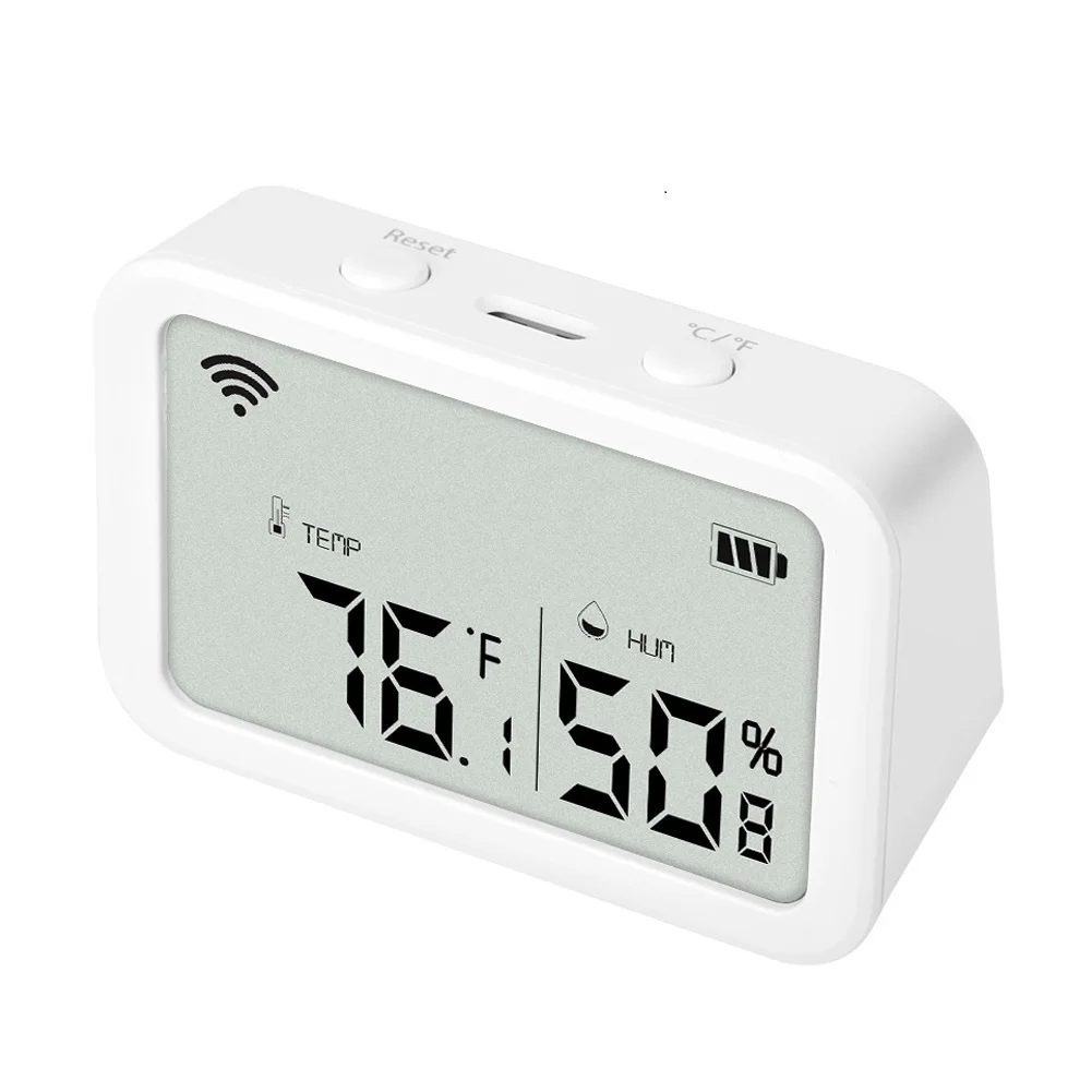 Humidity Sensor Thermometer Display Date Home Improvement Indoor Instruction LCD Luminance Manual Screen Screw